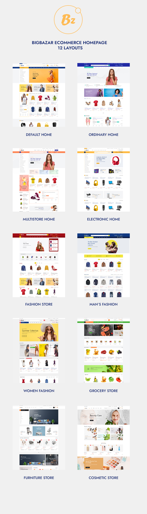 BigBazar - Multipurpose eCommerce HTML Template