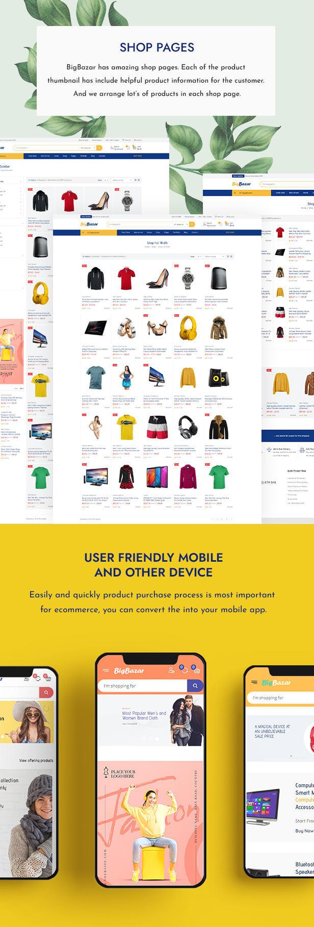 BigBazar - Multipurpose eCommerce HTML Template