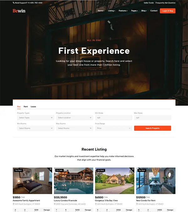 real estate template