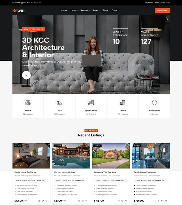 real estate template