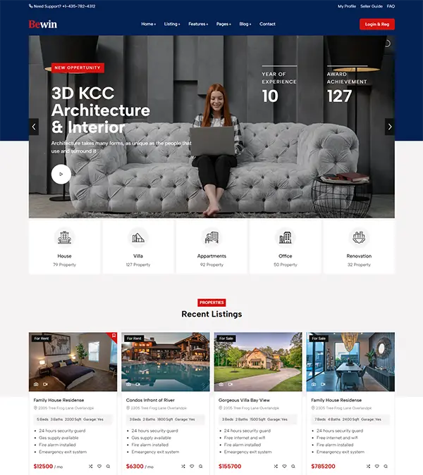 real estate template